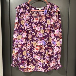 Long sleeve floral top